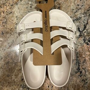 Birkenstock Papillio Florida Eva Flex Cream Platform Sandals
